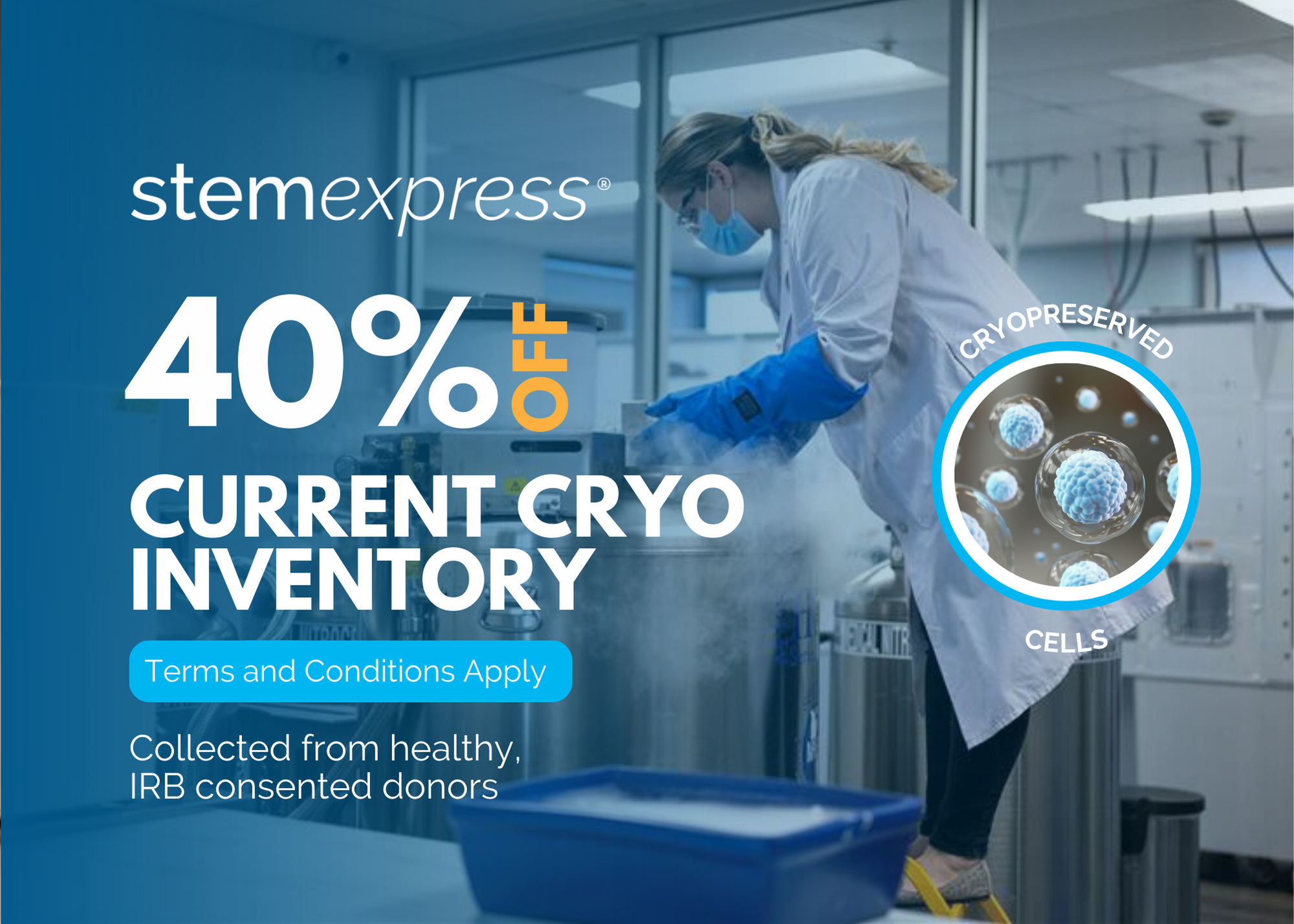 40% off sale current cryo inventory